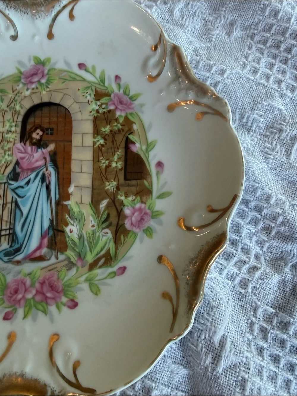 Vintage “Jesus Knocking at Hearts Door” Collectors Plate